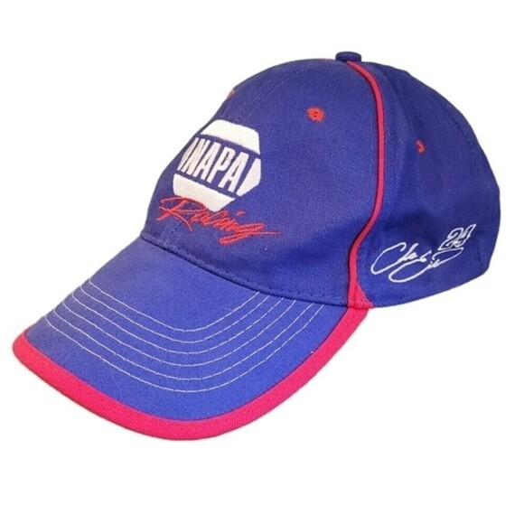 NAPA Racing Nascar Chase Elliot Ron Capps Embroidered Signature Hat Adjustable - Picture 1 of 12